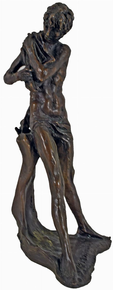 AUGUSTO MURER : Figura  (1978)  - scultura in bronzo es. 63/180 - Auction ASTA DI NATALE - II SESSIONE - II - Fidesarte - Casa d'aste