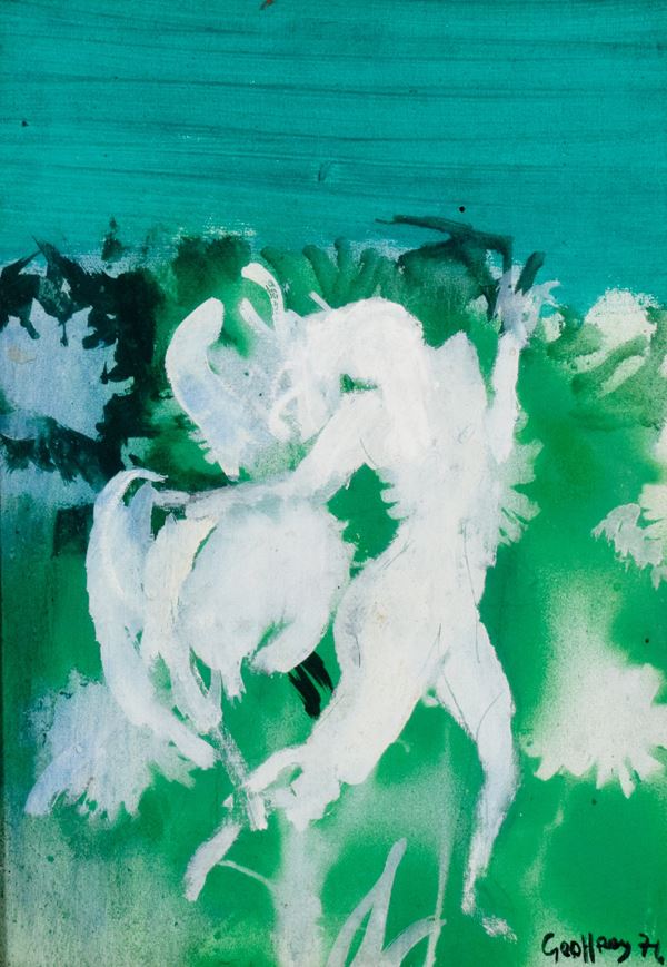GEOFFREY  HUMPHRIES : Diana  (1974)  - olio su tela - Asta ASTA DI NATALE 2017 - I - Fidesarte - Casa d'aste