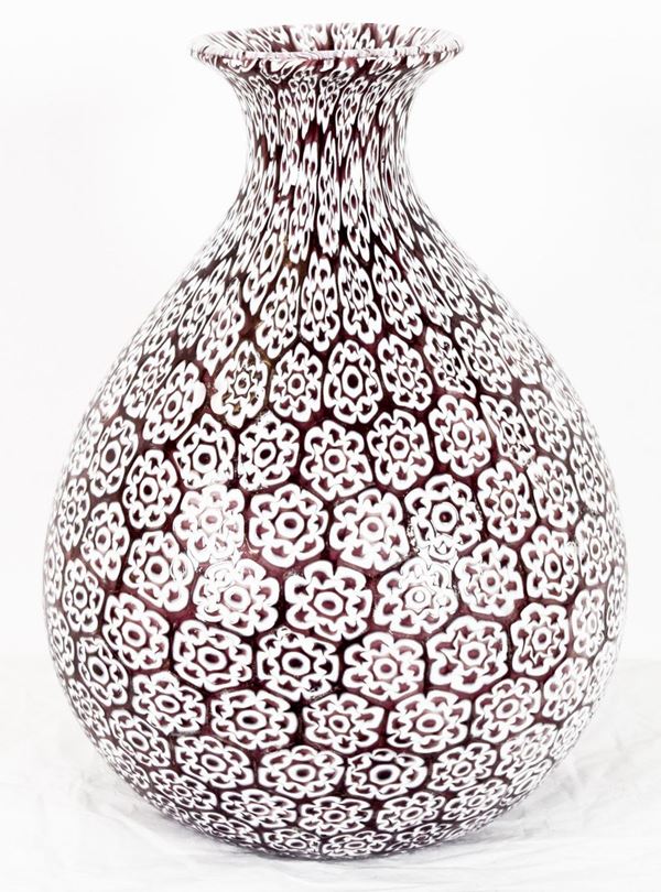 MAESTRI MURANESI : Vaso dei maestri Muranensi  ((anni 50))  - vaso murrina  - Auction ASTA DI NATALE - II SESSIONE - II - Fidesarte - Casa d'aste