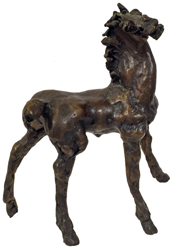 AUGUSTO MURER : Puledro  (1977)  - scultura in bronzo es. 27/60 - Asta 77° ASTA DI ARTE MODERNA E CONTEMPORANEA A TEMPO - Fidesarte - Casa d'aste