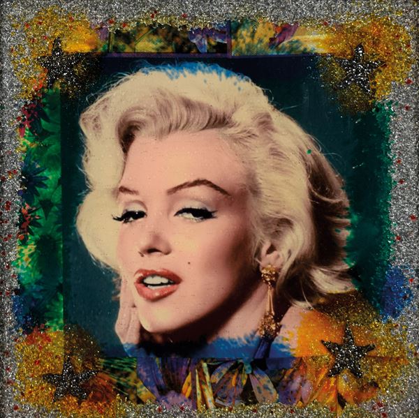 OMAR  RONDA : Marilyn frozen  (2011)  - foto e materie plastiche sotto resina - Auction 77° ASTA DI ARTE MODERNA E CONTEMPORANEA A TEMPO - Fidesarte - Casa d'aste