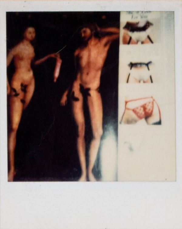 MARIO SCHIFANO : Senza titolo  ((seconda metà anni '70))  - Polaroid, unica. incorniciata - Auction 76° PHOTOGRAPHY AUCTION - II - Fidesarte - Casa d'aste