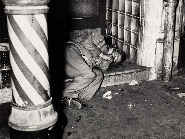 WEEGEE - Bowery Street, New York, USA