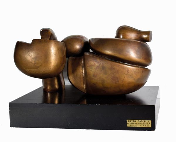 PIETRO  CASCELLA : Donna sull'amaca  - scultura in bronzo es. 49/50 - Auction 76°MODERN AND CONTEMPORARY ART AUCTION - I - Fidesarte - Casa d'aste