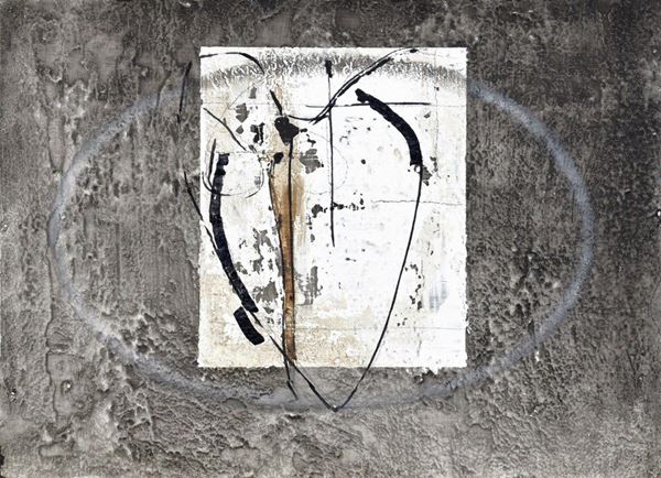 ROBERTO  FLOREANI : Norme dello spirito  (1990)  - tecnica mista su tavola - Auction ASTA DI ARTE MODERNA E CONTEMPORANEA - II - Fidesarte - Casa d'aste