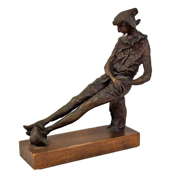 AUGUSTO MURER : Arlecchino  (1961)  - scultura in bronzo es. 0/10 - Auction 77° ASTA DI ARTE MODERNA E CONTEMPORANEA A TEMPO - Fidesarte - Casa d'aste