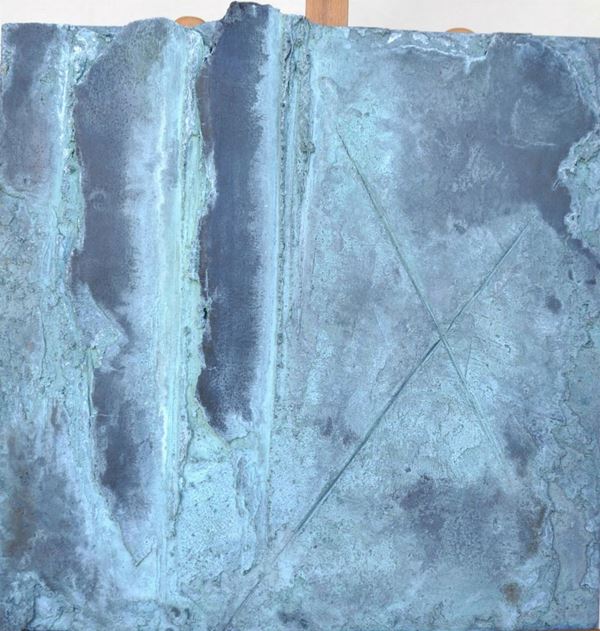 ALBERTO PASQUAL : Dualita'   (2010)  - pietra artificiale - Asta 6° Asta Benefica Opere d'Arte - Fidesarte - Casa d'aste