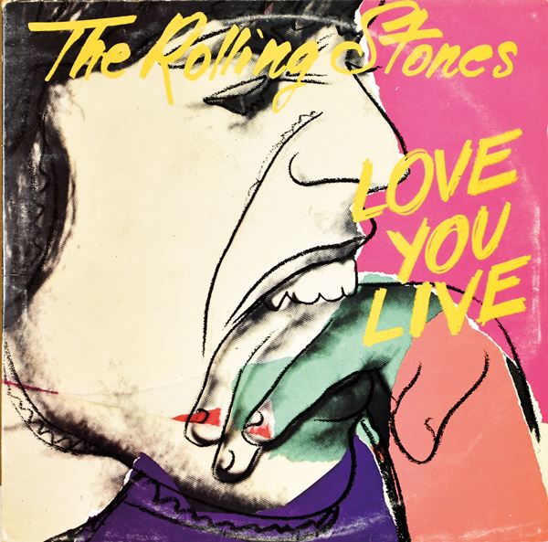 ANDY  WARHOL - Cover "Love you Live" - Rolling Stones 