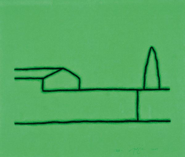 TINO  STEFANONI : senza titolo  (2012)  - tecnica mista su cartoncino - Asta 78° ASTA DI ARTE MODERNA E CONTEMPORANEA - I - Fidesarte - Casa d'aste
