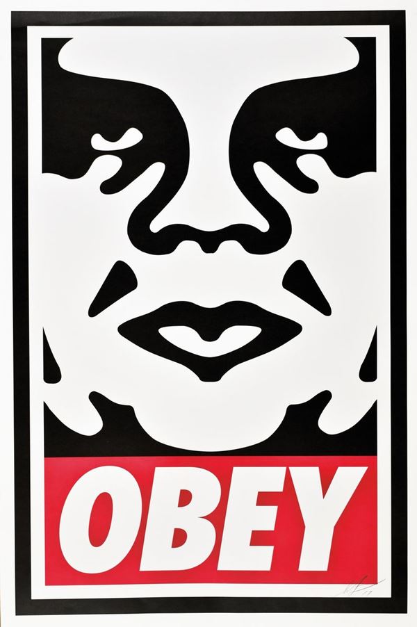 FRANK SHEPARD FAIREY : Obey  - stampa offset - Asta 79° ASTA DI ARTE MODERNA E CONTEMPORANEA A TEMPO - Fidesarte - Casa d'aste