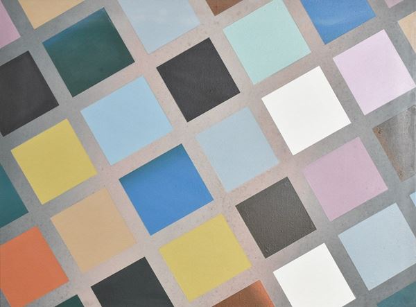 CHAPIN : First diagonal completed  (1972)  - tecnica mista e collage su tela - Auction ASTA DI ARTE MODERNA E CONTEMPORANEA - II - Fidesarte - Casa d'aste