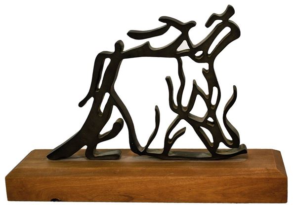 VIRGILIO GUIDI - MARCELLO PIRRO : senza titolo  - scultura in ferro es. 3/3 - Auction ASTA DI GRAFICA E TECNICHE MISTE SU CARTA - I - Fidesarte - Casa d'aste