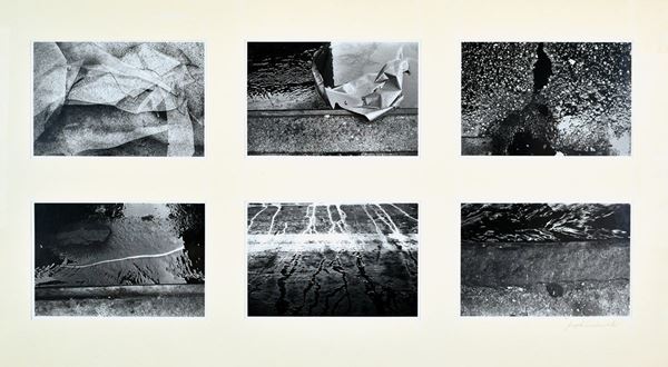 JOSEPH DANKOWSKI : Glitters  (1969-71)  - 6 stampe alla gelatina ai sali d'argento, vintage, in unica cornice - Auction Photographs, works on papers, art by women - I - Fidesarte - Casa d'aste
