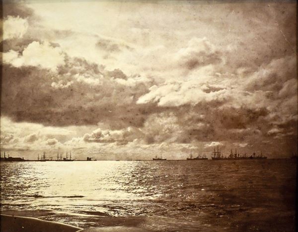 W.L.H. Skeen &amp; Co. : Bateaux au large de Colombo  (1870 ca.)  - stampa all'albumina - Asta FOTOGRAFIA - OPERE D'ARTE SU CARTA - ARTE AL FEMMINILE - I - Fidesarte - Casa d'aste