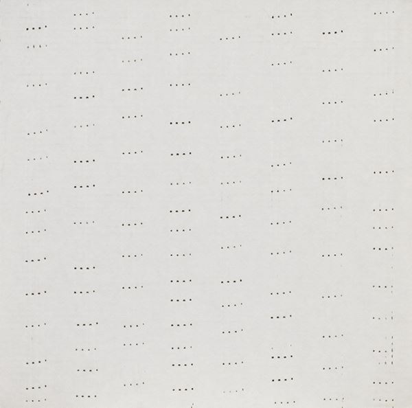 PAOLO MASI : senza titolo  (1975)  - tecnica mista su cartone forato - Asta ASTA DI ARTE MODERNA E CONTEMPORANEA - II - Fidesarte - Casa d'aste