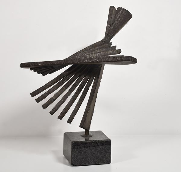SIMON  BENETTON : senza titolo  (1976)  - scultura in ferro es. 5/5 - Asta Arte Moderna e Contemporanea - Grafica d'autore e vetri di Murano - Fidesarte - Casa d'aste