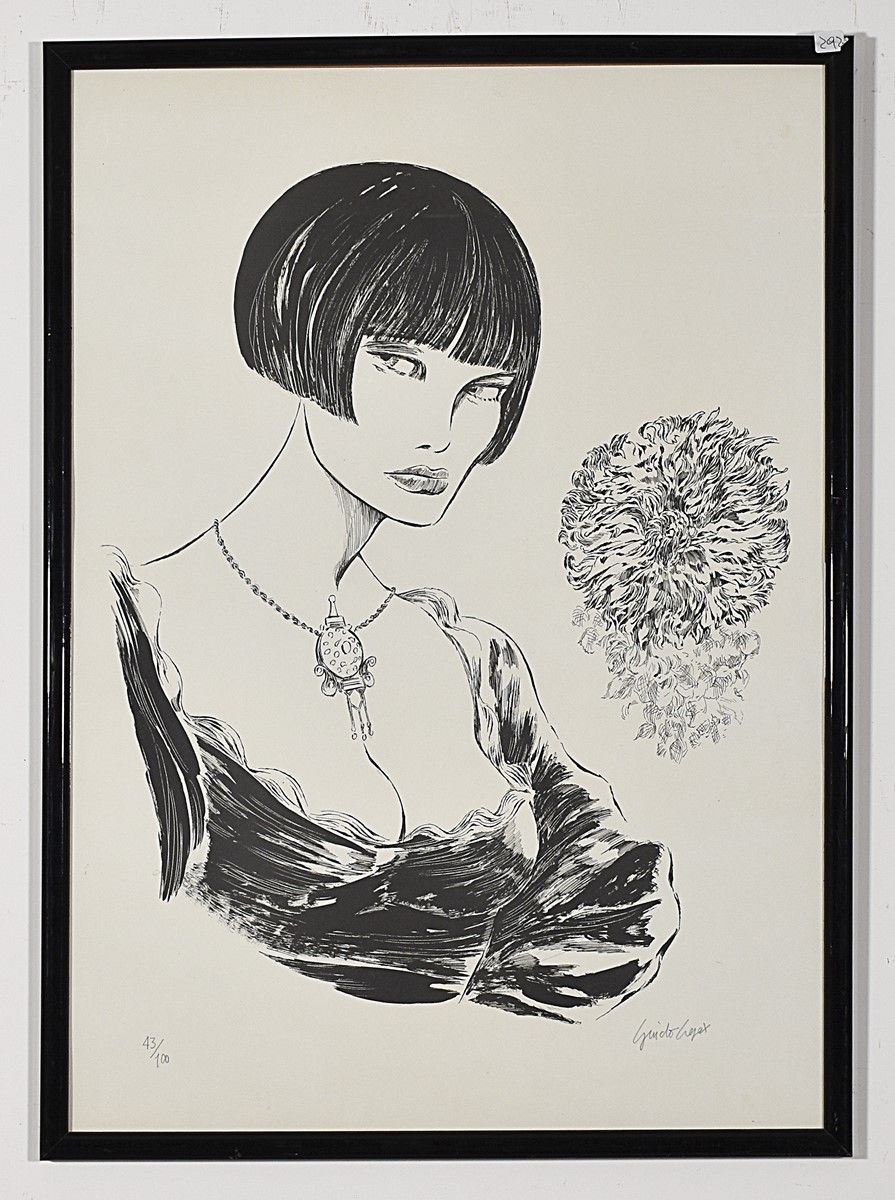 GUIDO CREPAX : Valentina - serigrafia es. 43/100 - Auction Arte