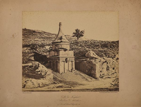 J. ROBERTSON e F. BEATO - La tomba di Absalon