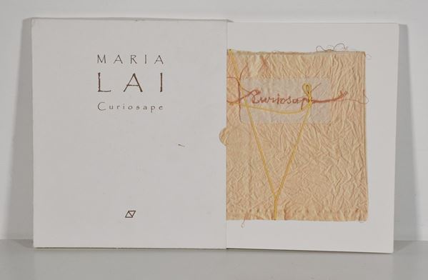 MARIA LAI : Curiosape  (2002)  - libro d'Artista - Asta Arte Moderna e Contemporanea - Grafica d'autore e vetri di Murano - Fidesarte - Casa d'aste