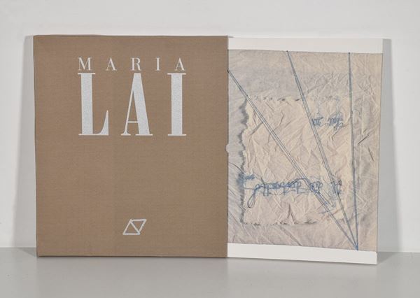 MARIA LAI : Il dio distratto  (1990)  - libro d'Artista - Auction Arte Moderna e Contemporanea - Author graphics and Murano Glasses - Fidesarte - Casa d'aste