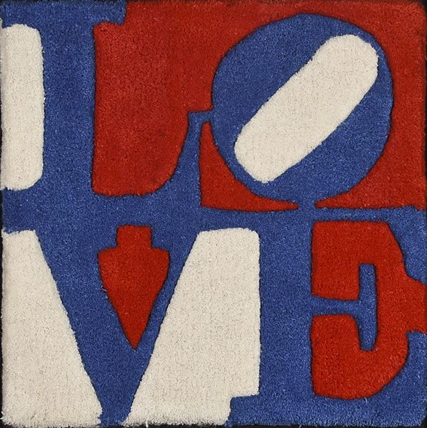 ROBERT INDIANA : Slovakian Love  (2006)  - multiplo in lana cotta lavorata a mano es. 264/1000 - Asta Arte Moderna e Contemporanea - Grafica d'autore e vetri di Murano - Fidesarte - Casa d'aste