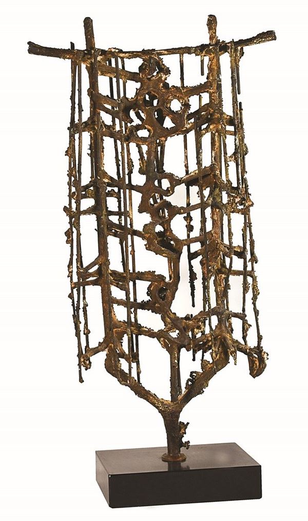 LUCIANO MINGUZZI : Cattedrale  ((anni '60))  - scultura in bronzo - Auction Modern and Contemporary Art sale - I - Fidesarte - Casa d'aste