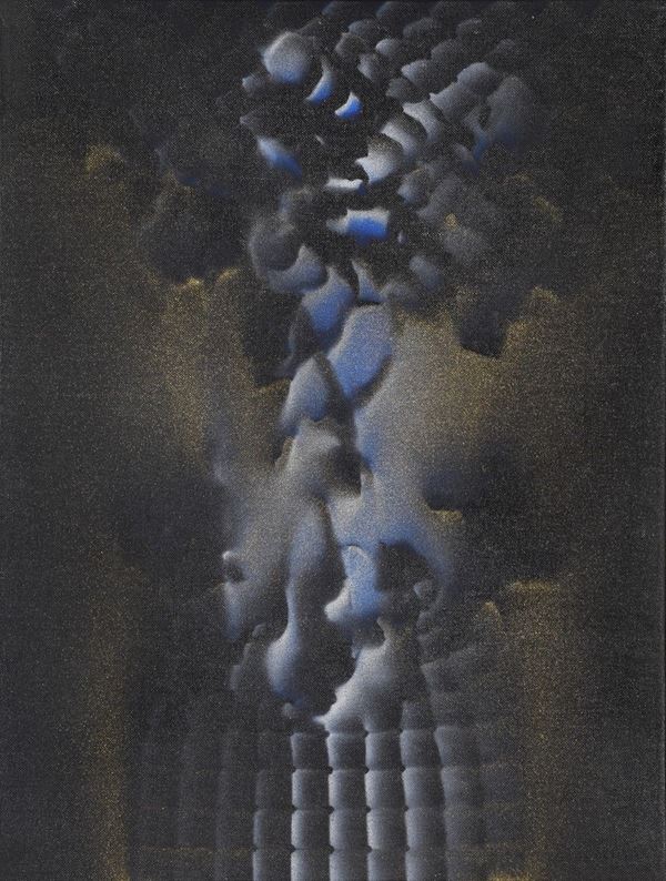 FRANCO COSTALONGA : Destrutturazione  (2003)  - olio su cartoncino telato - Asta Arte Moderna e Contemporanea - Grafica d'autore e vetri di Murano - Fidesarte - Casa d'aste