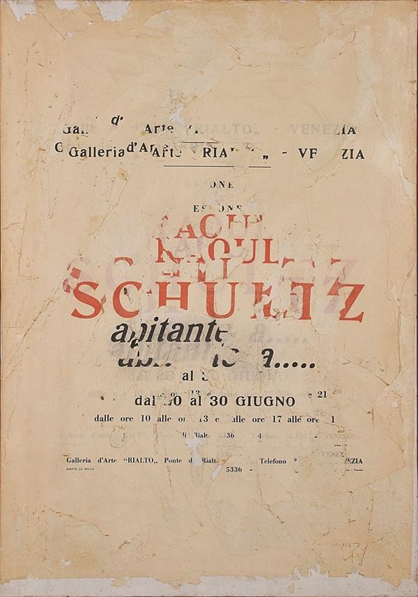 RAOUL SCHULTZ - senza titolo