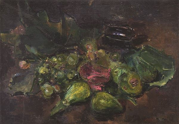 NENO MORI : Natura morta  (1941)  - olio su tela - Auction Modern and Contemporary Art sale - Fidesarte - Casa d'aste