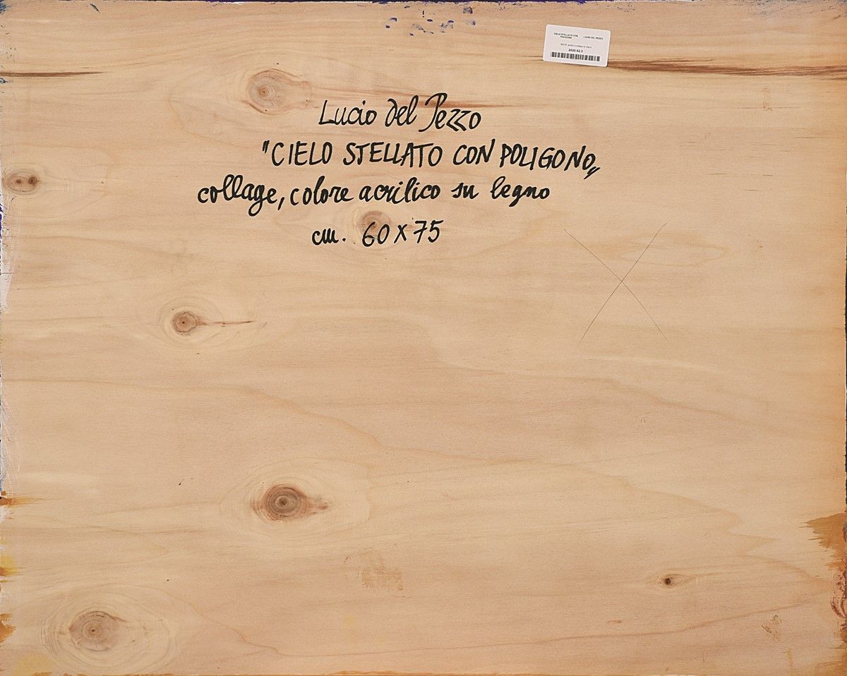 Lucio del Pezzo - Cielo Stellato con Poligono