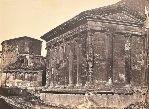 ROBERT MACPHERSON - Roma, Tempio della fortuna virile e casa dei Renzi