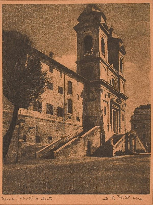 DOMENICO RICCARDO PERETTI GRIVA - Roma: Trinit&#224; dei Monti