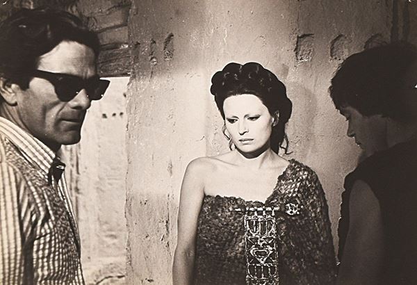 AGENZIA A.L.A. FOTOCINE S.p.a ROMA - Pierpaolo Pasolini, Silvana Mangano e Franco Citti nel film &quot;Edipo Re&quot; 