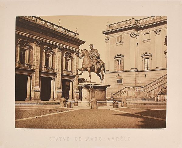 AUGUSTE-ROSALIE BISSON - Statue de Marc Aur&#232;le