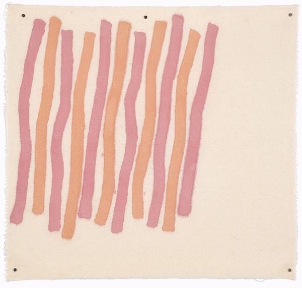 GIORGIO  GRIFFA : Obliquo  (1976)  - acrilici su tela - Asta Asta di Arte Moderna e Contemporanea - I - Fidesarte - Casa d'aste