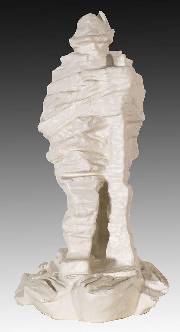 AUGUSTO MURER : Alpino  - scultura in ceramica pezzo unico - Auction Graphic, Modern and Contemporary Art - II - Fidesarte - Casa d'aste
