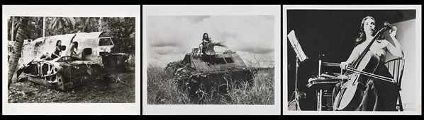 CHARLOTTE MOORMAN E NAM JUNE PAIK - &quot;Infiltration, Homogen fuer cello&quot; by Joseph Beuys - Guadalcanal requiem - Opera Sextronique