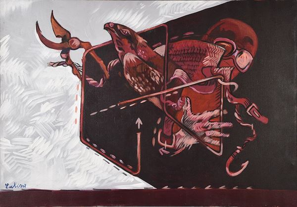 VINCENZO EULISSE : senza titolo  - acrilici su tela - Auction Graphic, Modern and Contemporary Art - II - Fidesarte - Casa d'aste