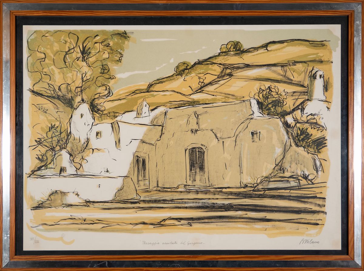 Bruno Milano - Paesaggio Assolato del Gargano