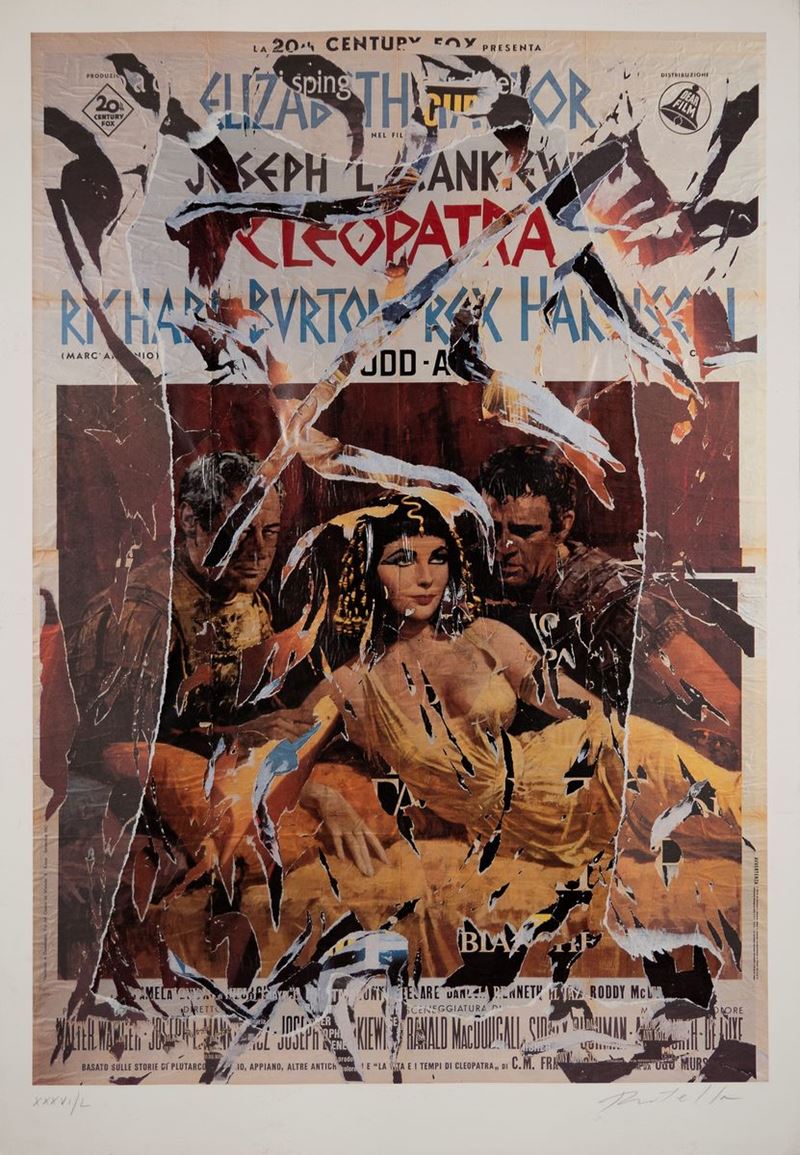 Mimmo Rotella - Cleopatra