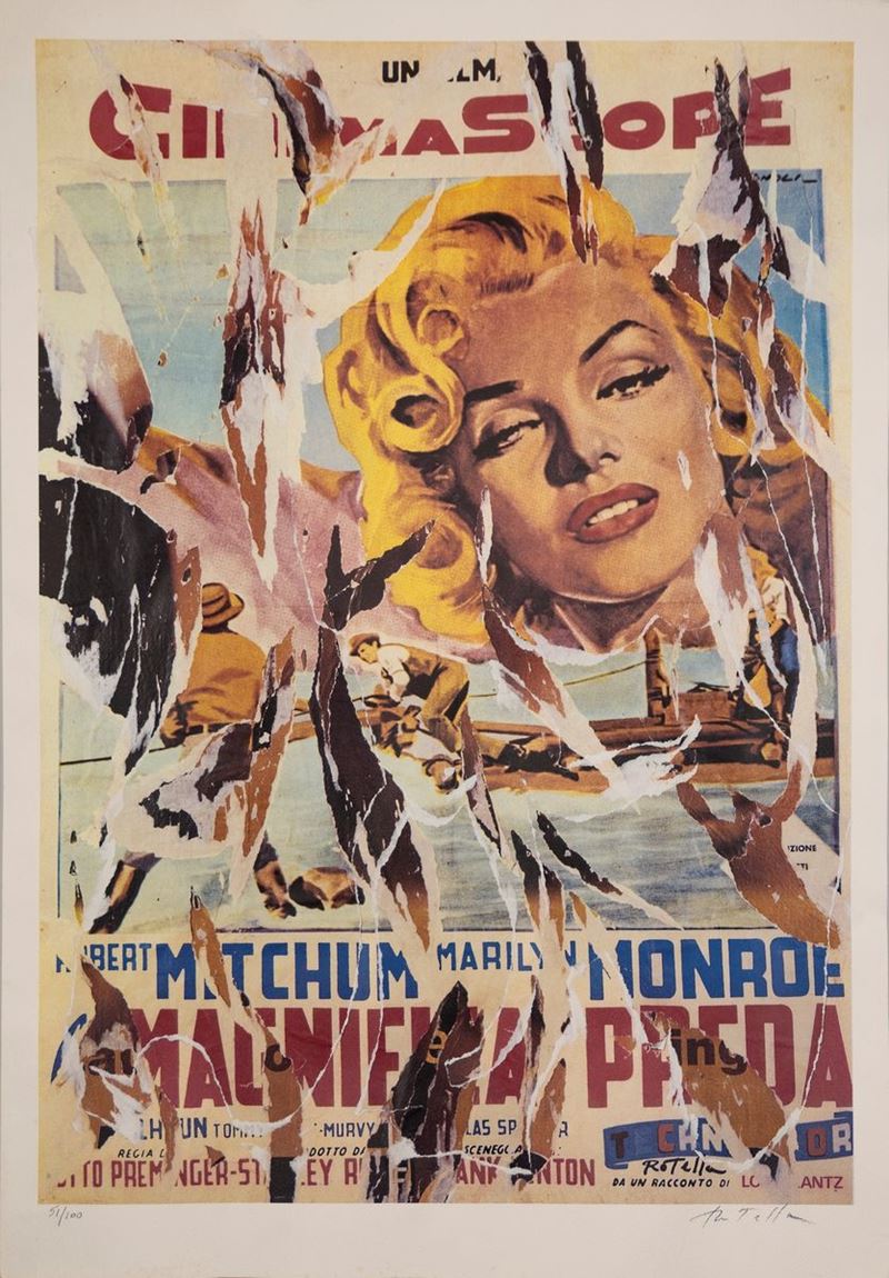 Mimmo Rotella - La Magnifica Preda