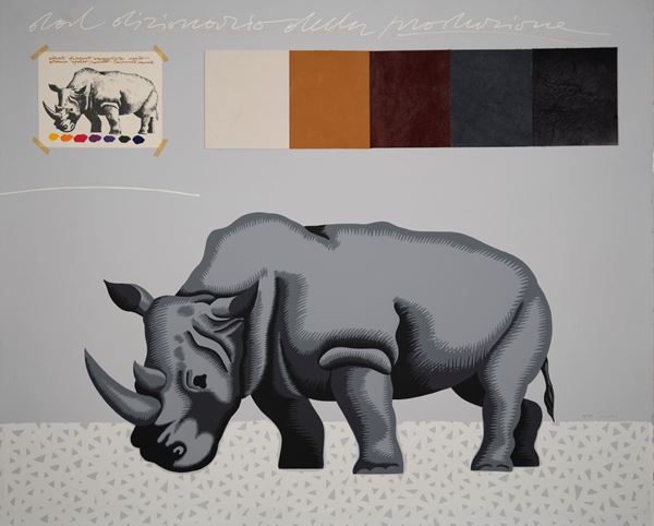 CONCETTO POZZATI : senza titolo  - serigrafia con applicazioni es. 93/99 - Auction Asta a tempo di Grafica e Multipli d'Autore - II - Fidesarte - Casa d'aste