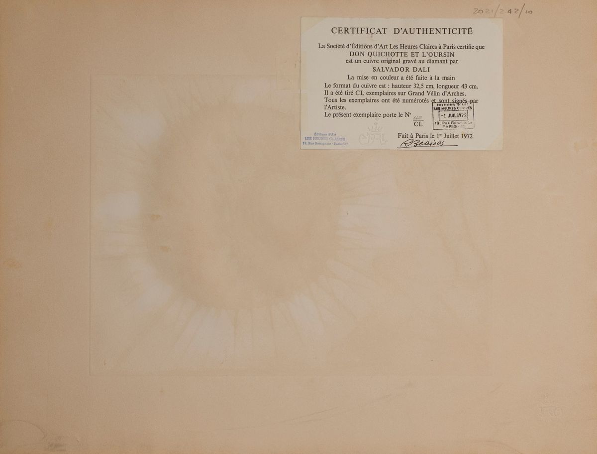 Don Quichotte et l'oursin