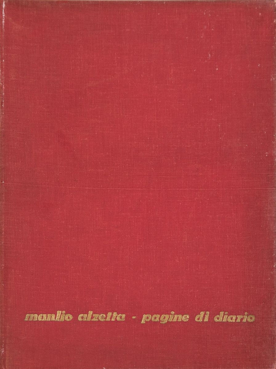 Manlio Alzetta - Pagine di Diario