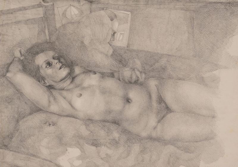 Ugo Attardi - Nudo Disteso