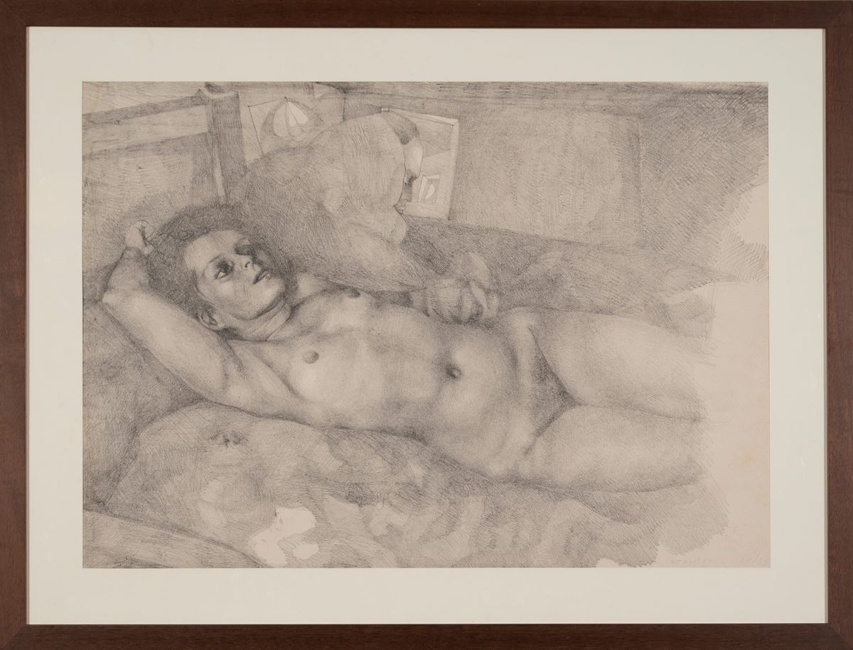 Ugo Attardi - Nudo Disteso