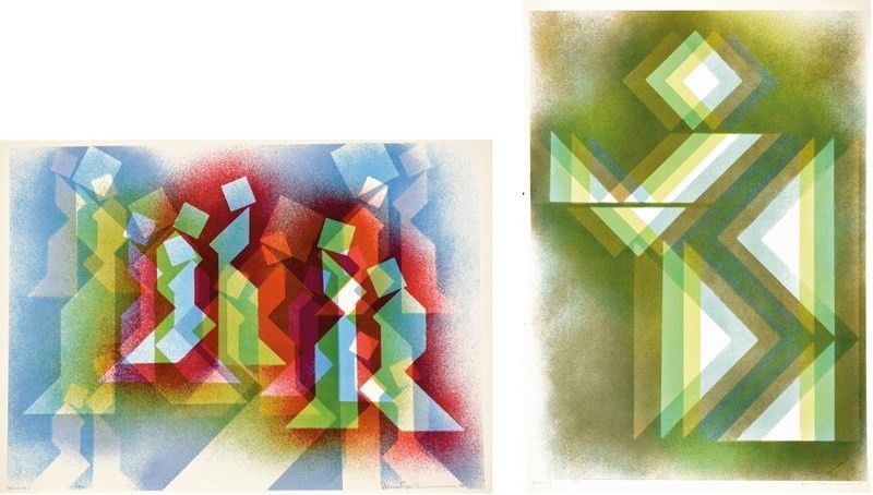 Emmett Williams - Tangrams in Flux II, 1980/81