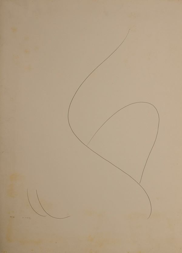 ALBERTO VIANI : senza titolo  - litografia es. 68/99 - Auction Asta a tempo di Grafica e Multipli d'Autore - II - Fidesarte - Casa d'aste