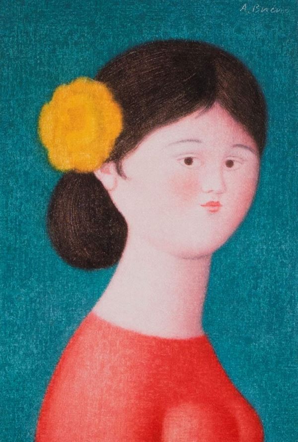 ANTONIO BUENO - Donna in fiore