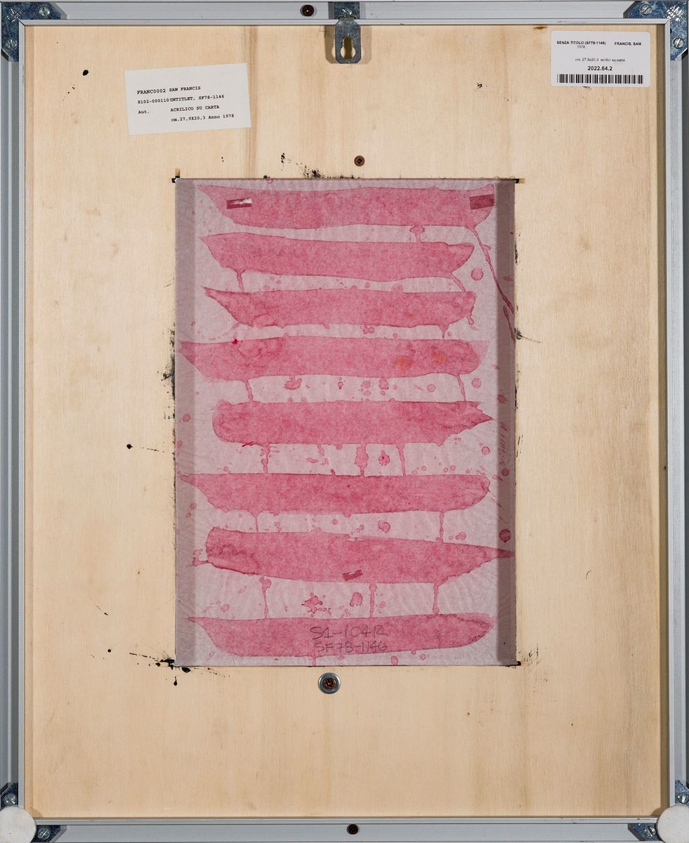 Sam Francis - Senza Titolo (sf78-1146)